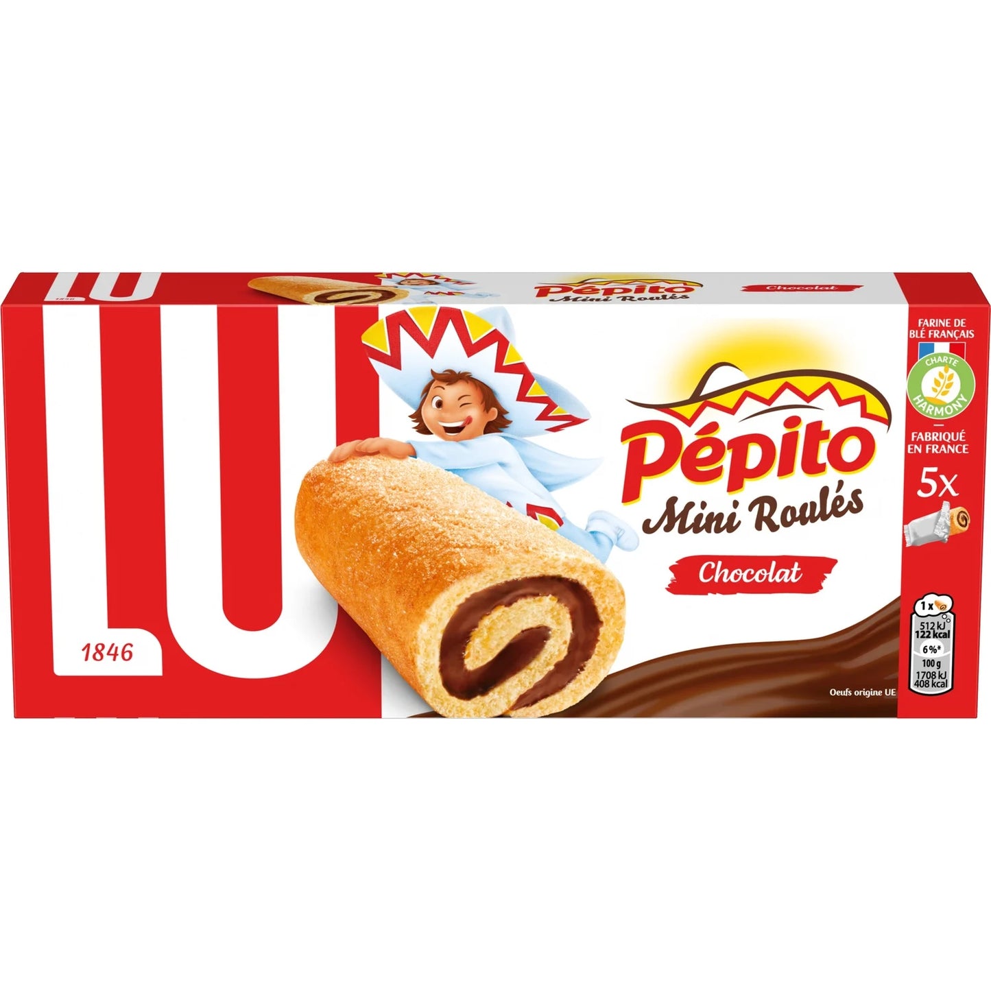 LU Pépito – Mini Chocolate Rolls 5 pack – 150g