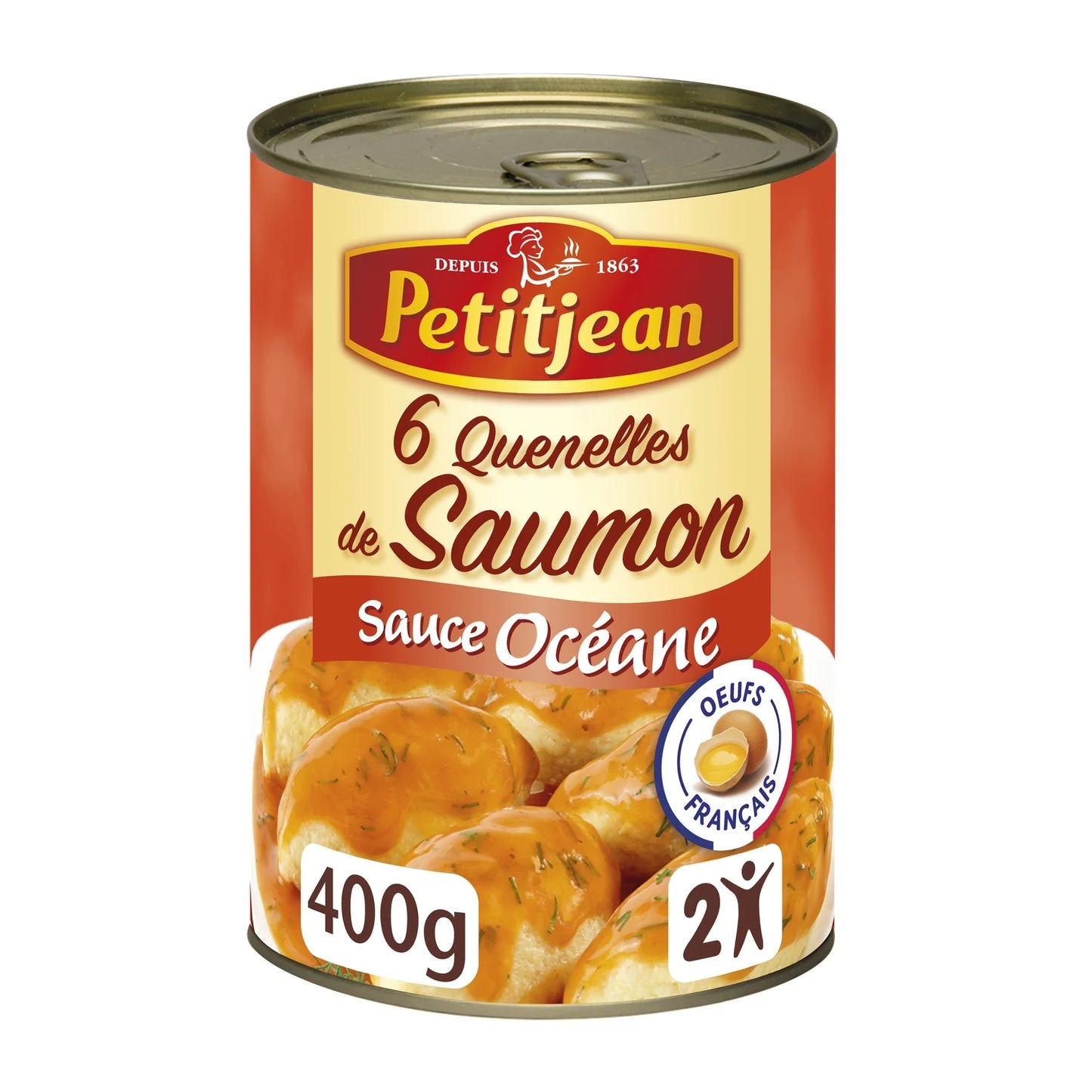 PETIT JEAN Salmon Quenelle with Ocean Sauce 400g