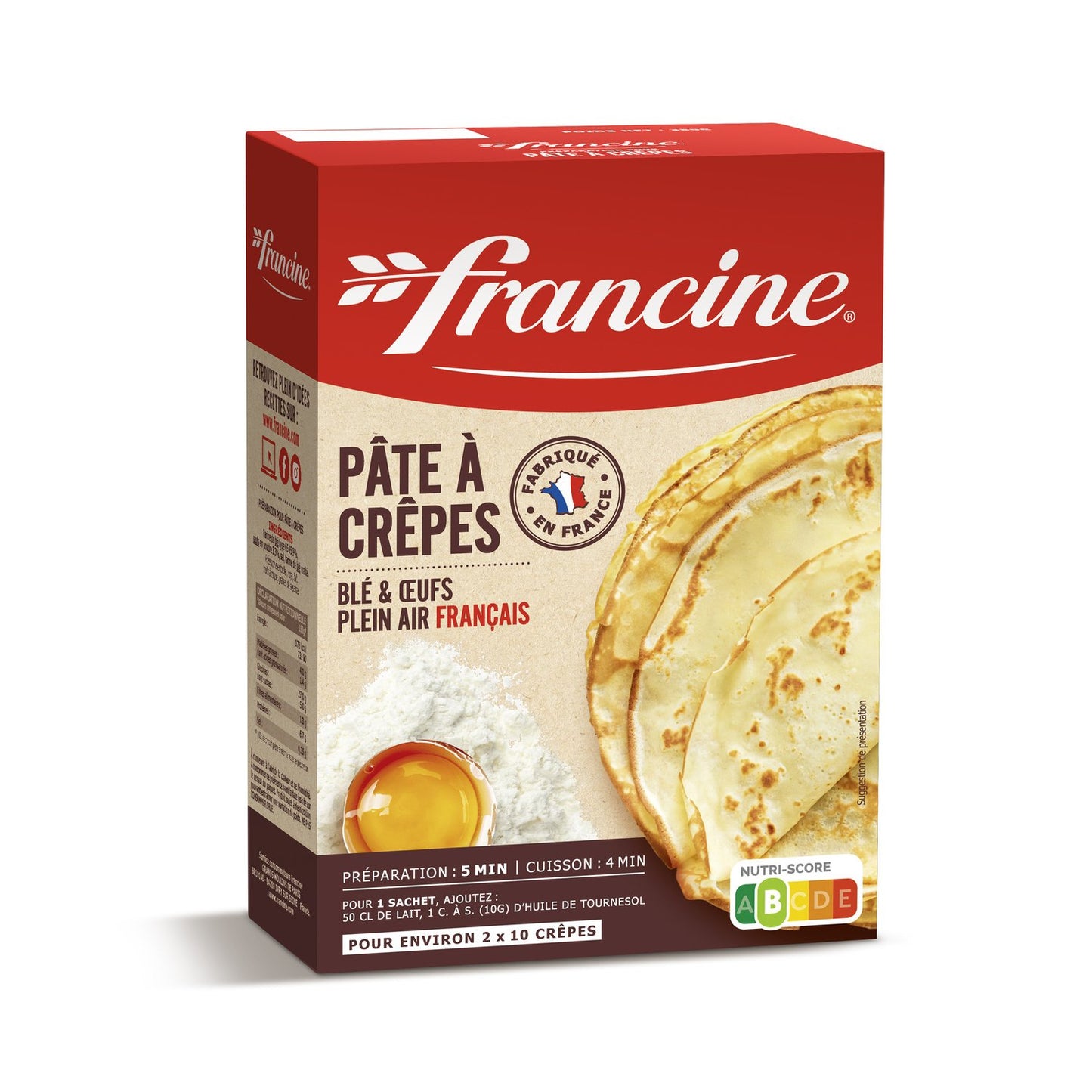 FRANCINE Crêpe-Mix 380g