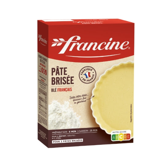 FRANCINE Préparation pour Pâte Brisée au Blé Français 510g