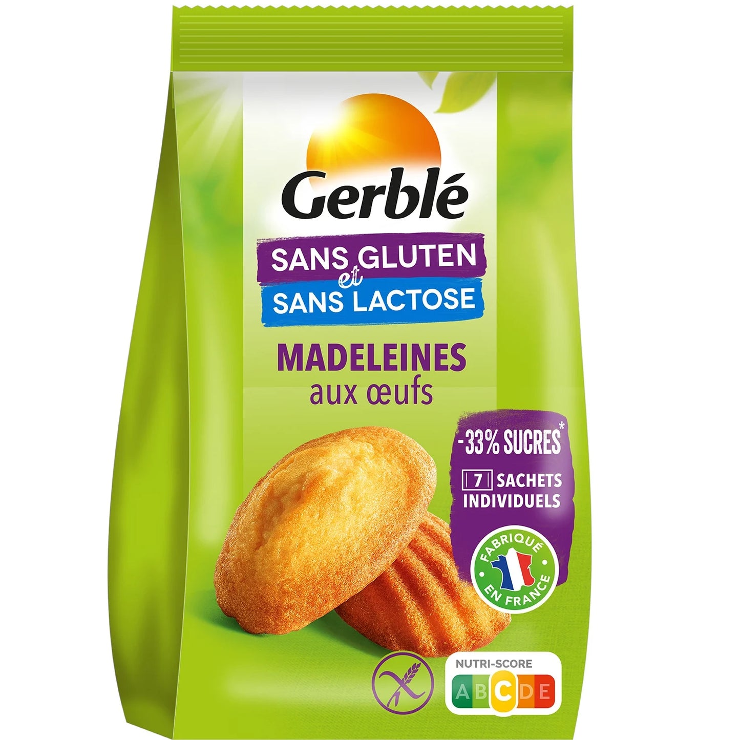 GERBLÉ Egg Madeleines Gluten-Free 200g