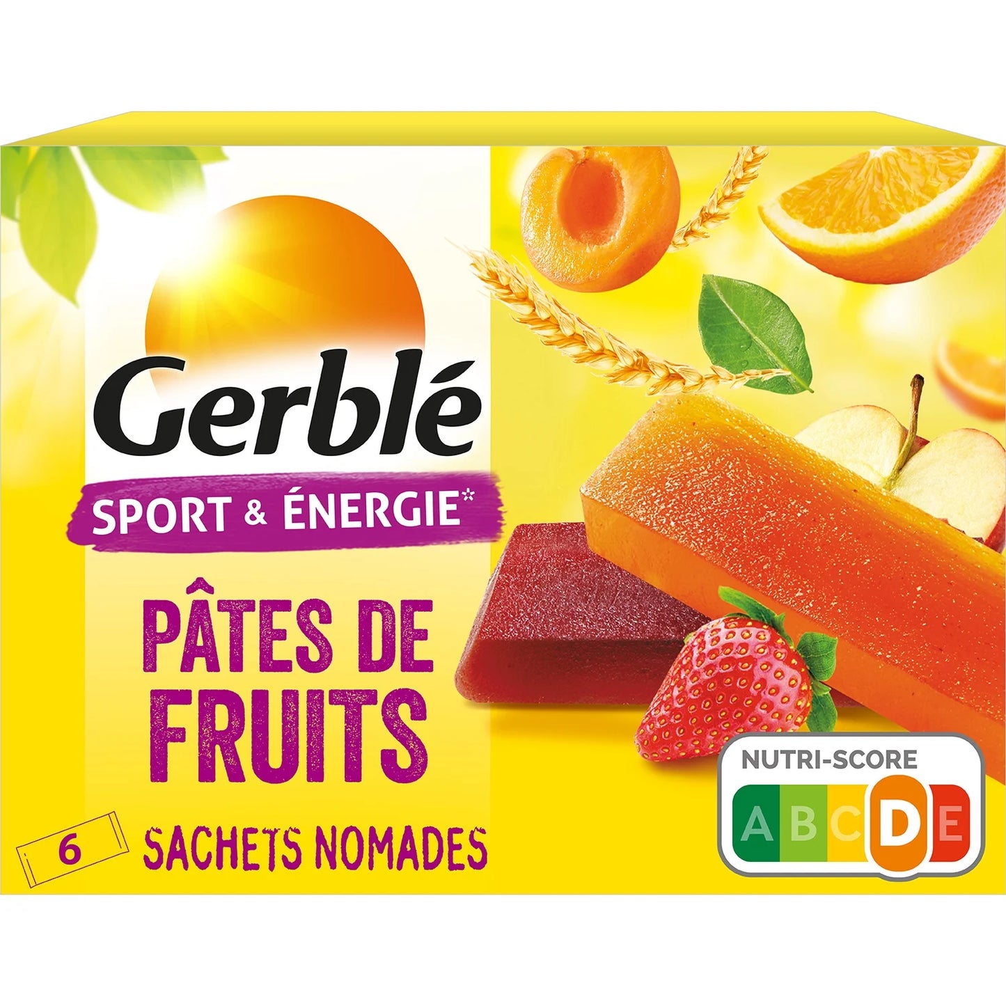 GERBLE Fruit Paste (6 packs) 162g