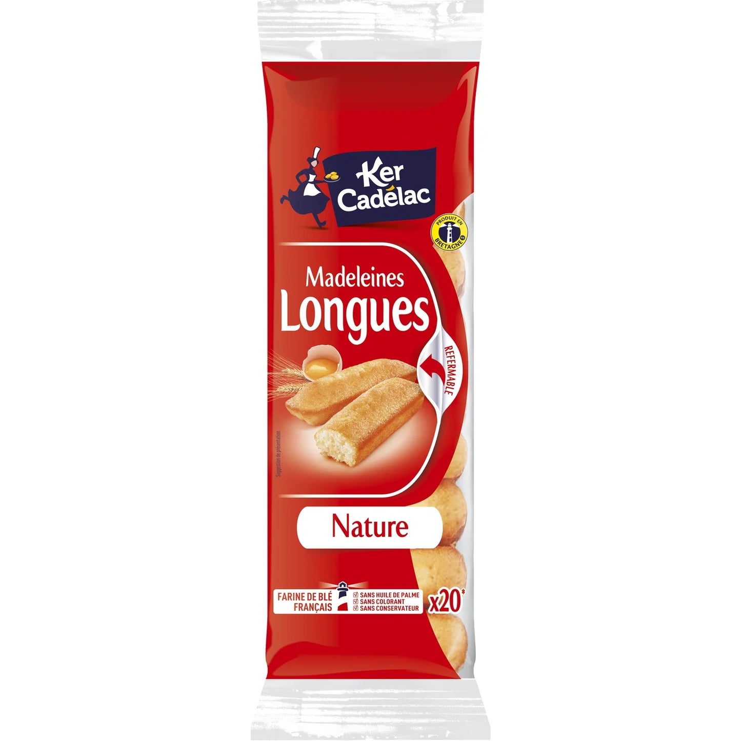 KER CADELAC Plain Long Madeleines 220g