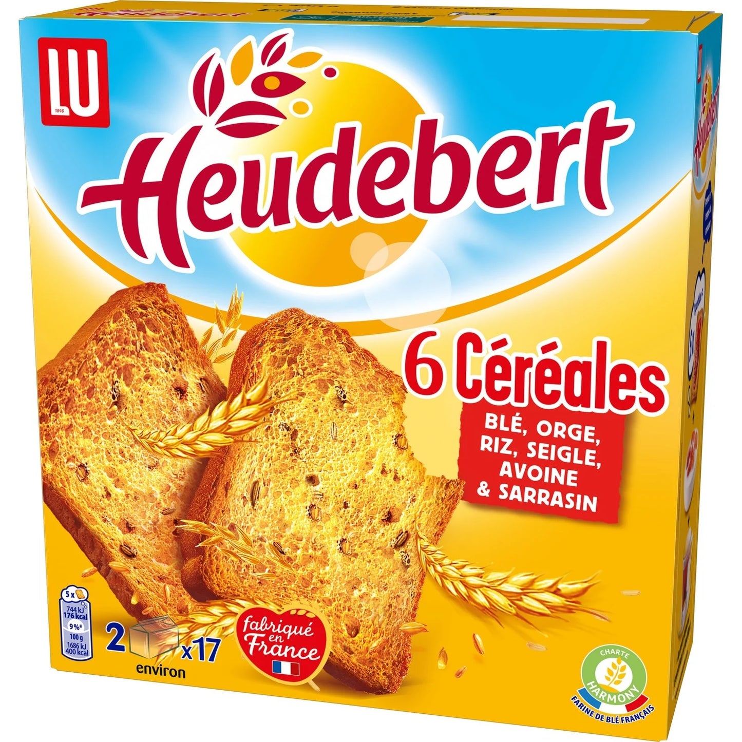 HEUDEBERT 6 Cereal Toasts 300g