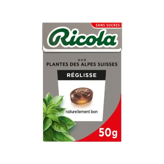 RICOLA Sugar-Free Licorice Candy 50g