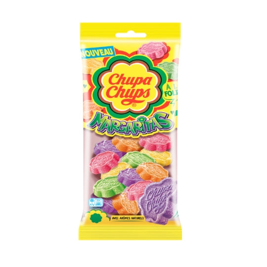 CHUPA CHUPS Bonbon Flowpack Margarita Gélifié Goût Fruit 175g