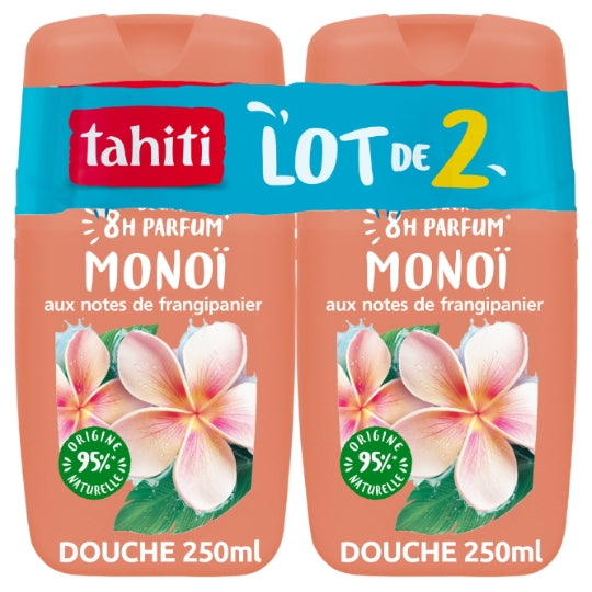 TAHITI Monoi & Frangipani Shower Gel 2 x 250ml