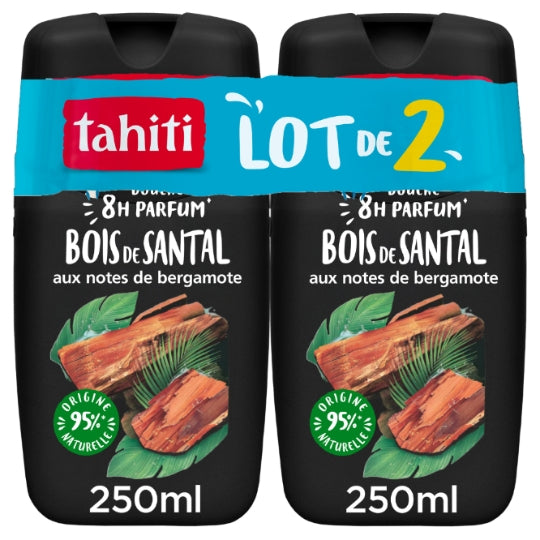 TAHITI Sandalwood Shower Gel 2 x 250ml