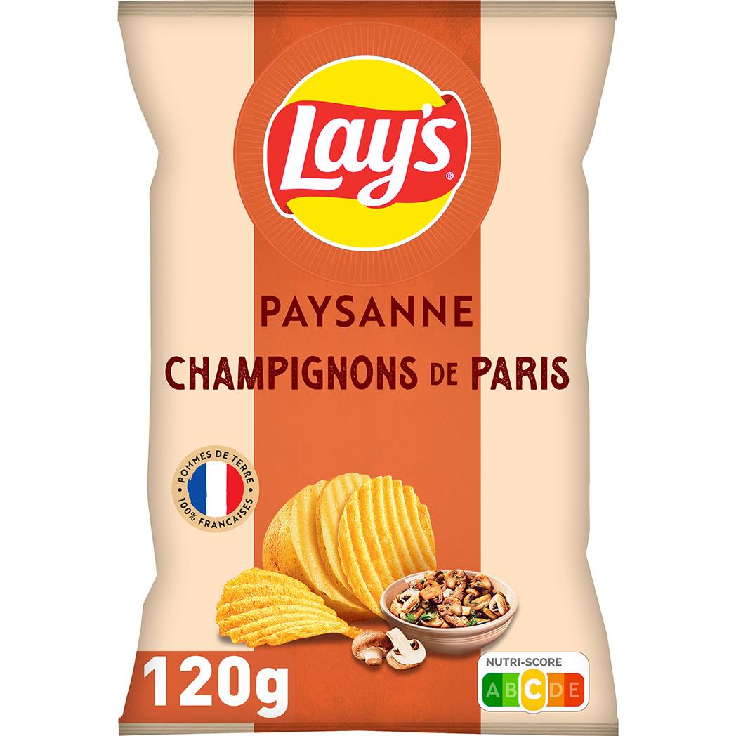 LAY’S Rustic Chips – Paris Mushroom Flavor 120g