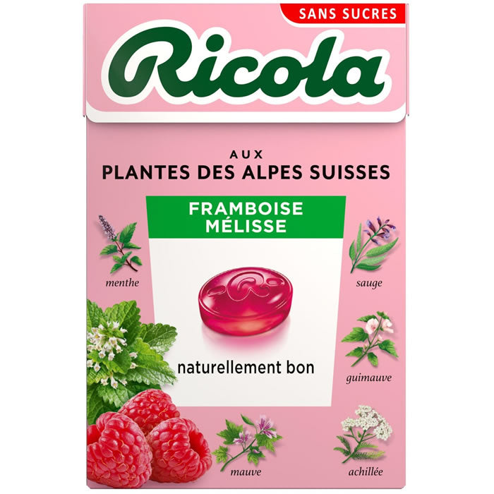 RICOLA Raspberry/Melissa Sugar-Free Candy 70g