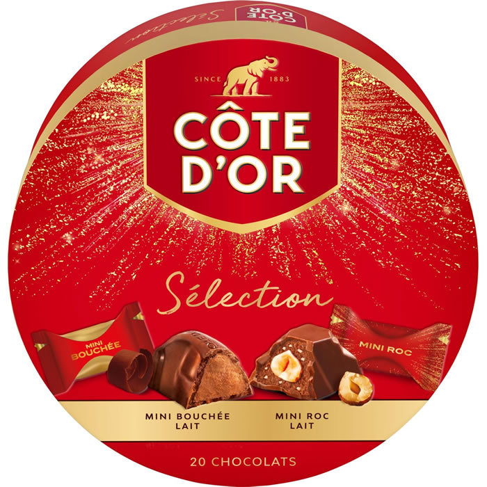 COTE D'OR Mini bouchées au chocolat au lait 187g
