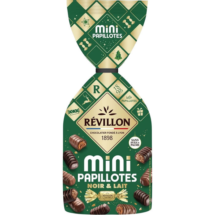REVILLON Bouchées au chocolat au lait et noir 180g