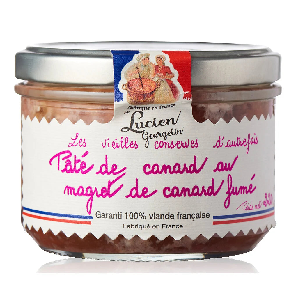 LUCIEN GEORGELIN Pâté de canard au magret de canard fumé 220g