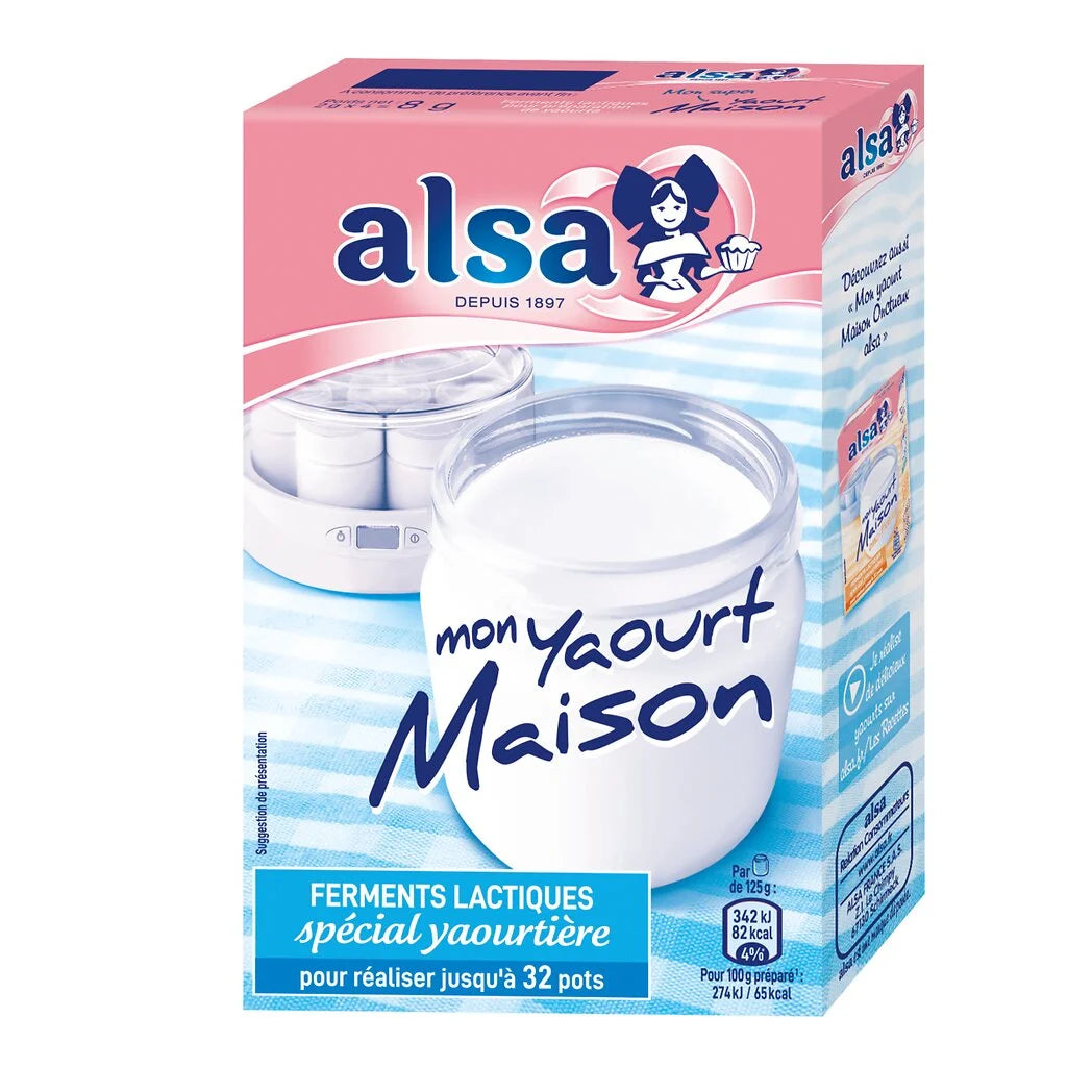 ALSA Ferments lactiques spécial yaourtière 4x2g