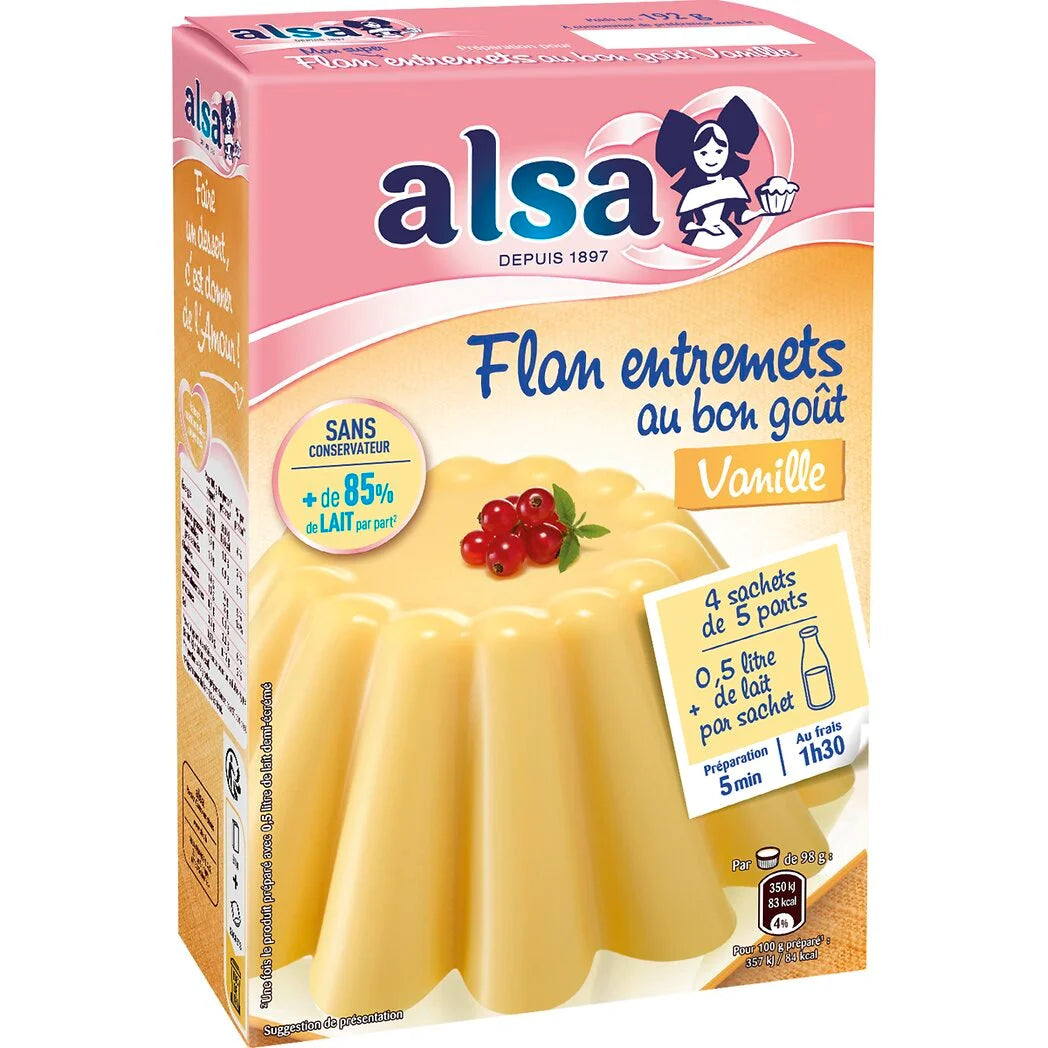 ALSA Puddingdessert mit feinem Vanillegeschmack 192g