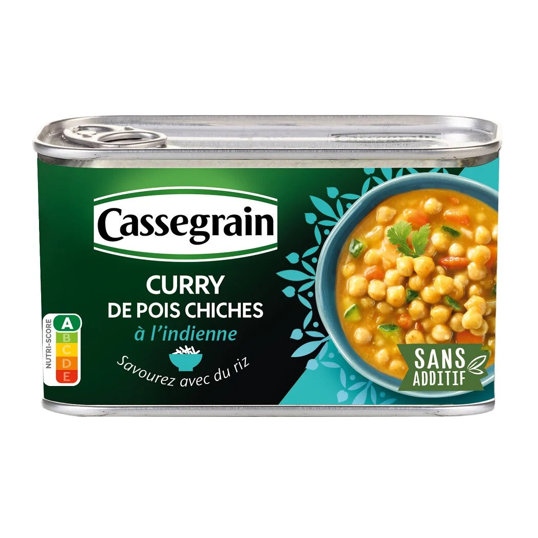CASSEGRAIN Kichererbsen-Curry Indische Art 430g