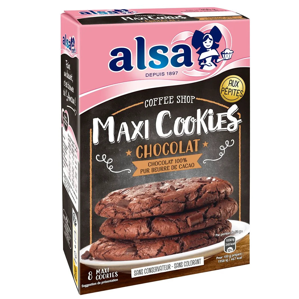 ALSA Backmischung für Maxi-Schoko-Kekse 350g