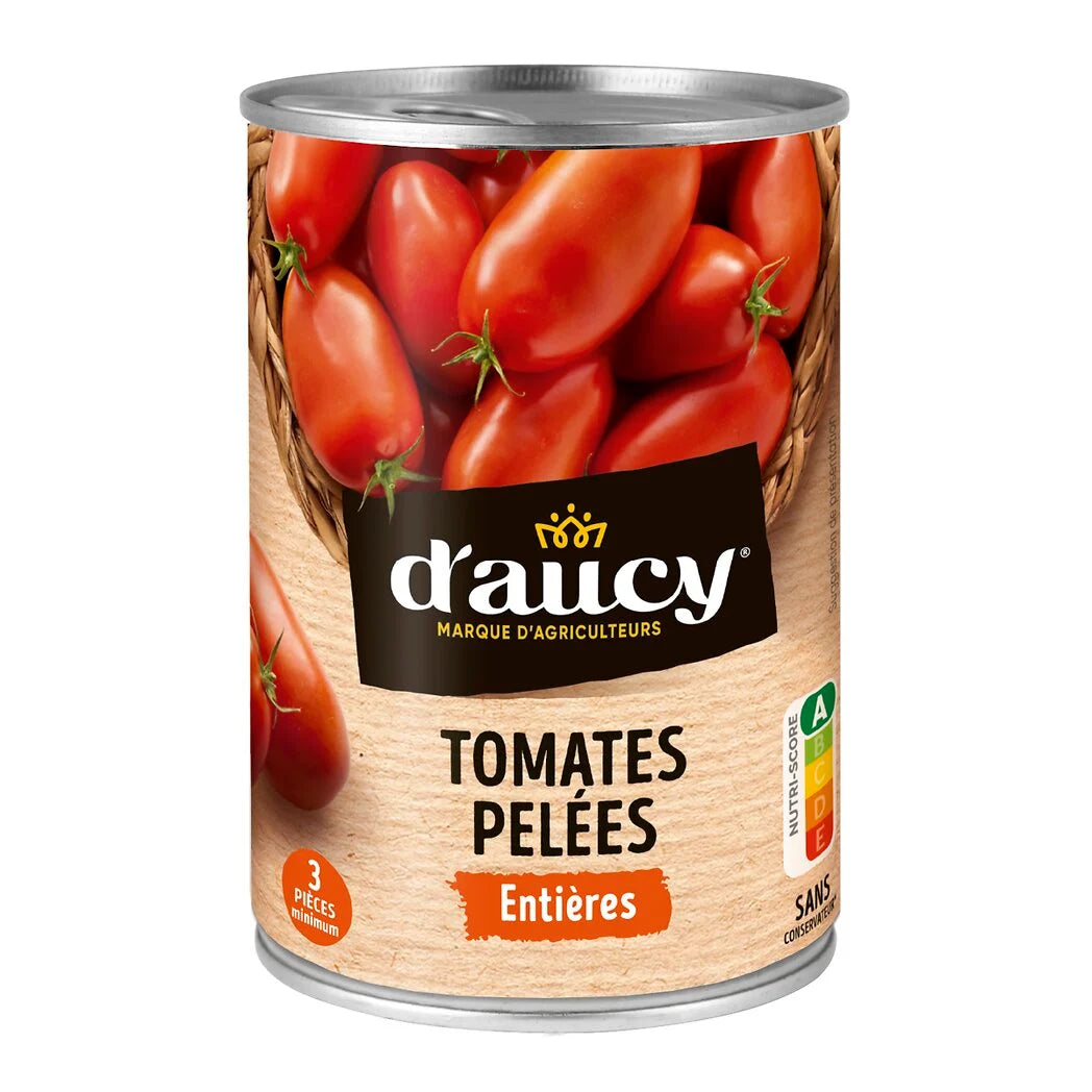 D'AUCY Ganze geschälte Tomaten 235 g