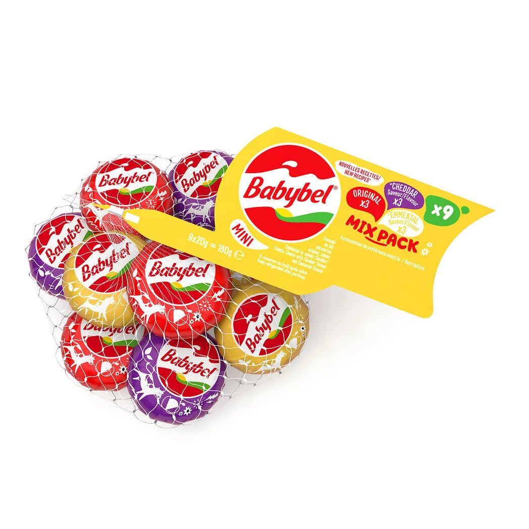 BABYBEL Fromage mini mix - original, cheddar, emmental x9