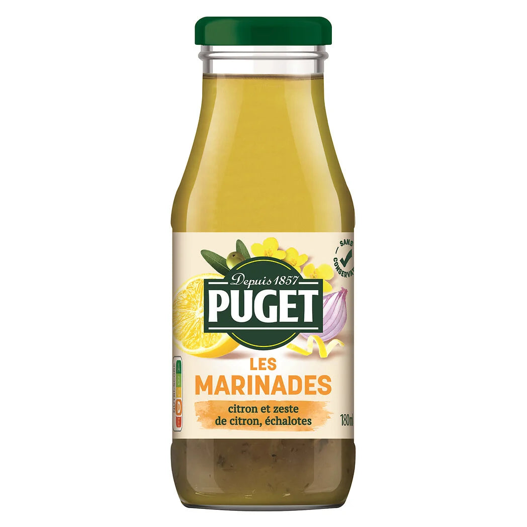 PUGET Marinade Zitrone, Zitronenschale und Schalotten 20cl