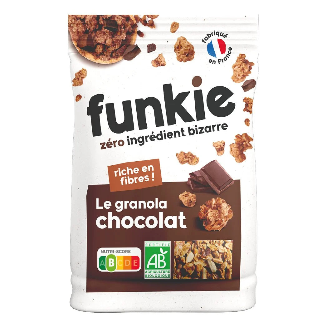 FUNKIE Organic Granola – Chocolate 300g