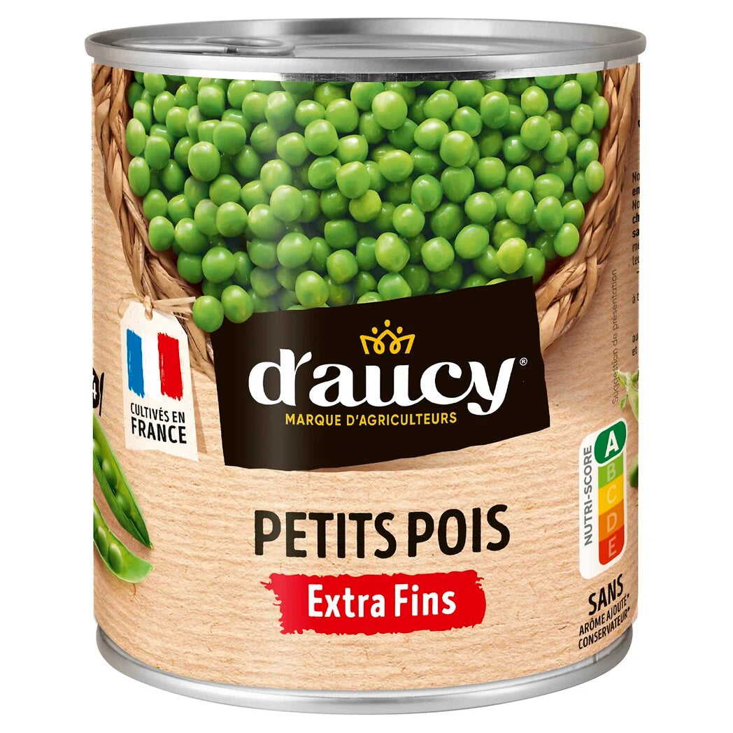 D'AUCY Sehr feine Erbsen 560 g