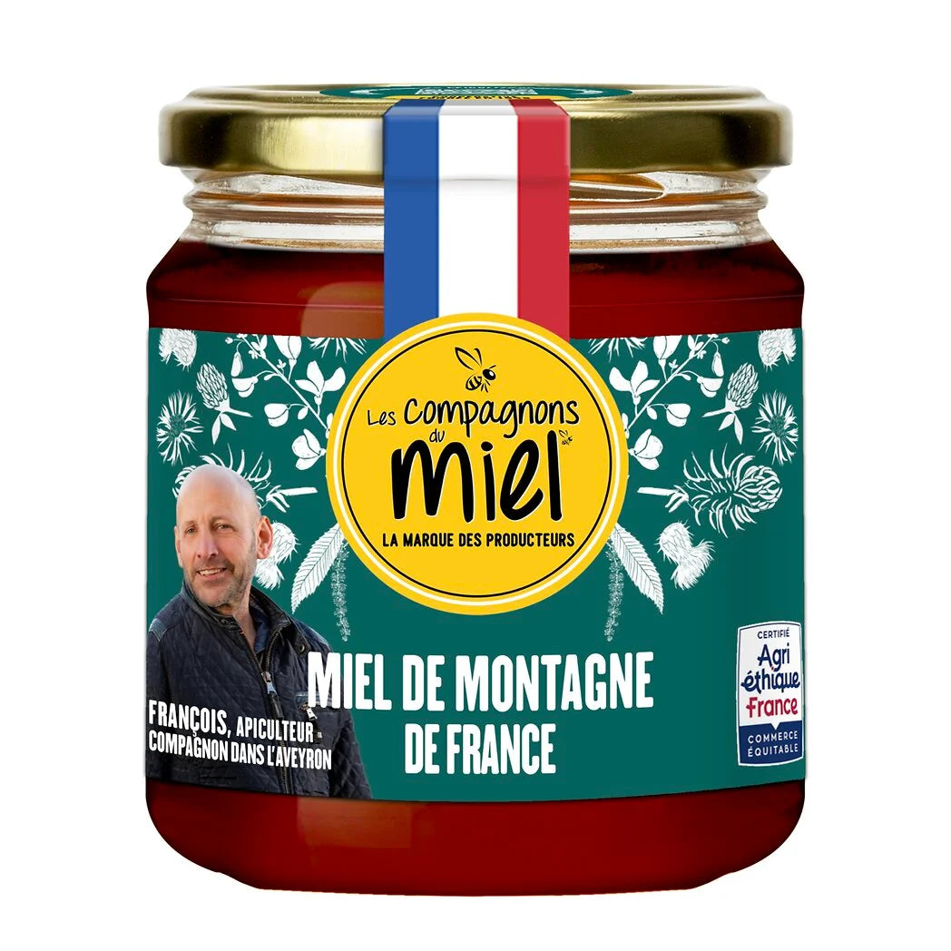 LES COMPAGNONS DU MIEL French Mountain Honey 375g