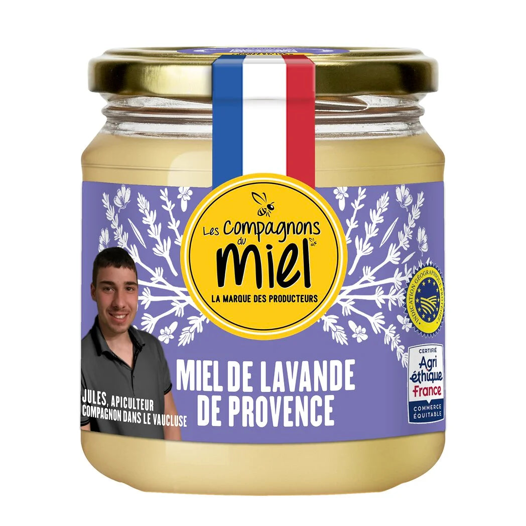 LES COMPAGNONS DU MIEL Provence Lavender Honey 375g