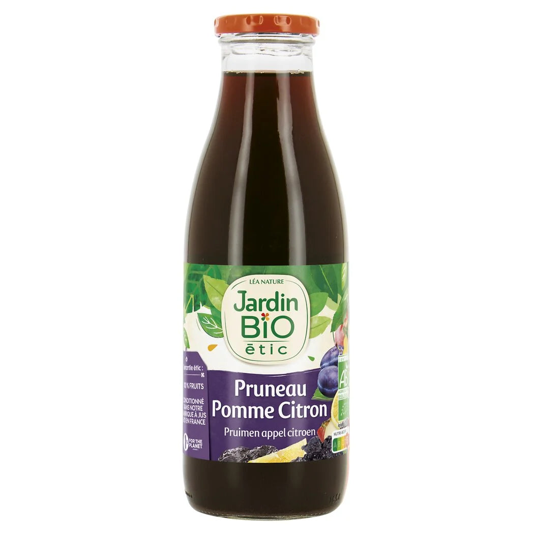JARDIN BIO Organic Apple Prune & Lemon Juice Blend 75cl