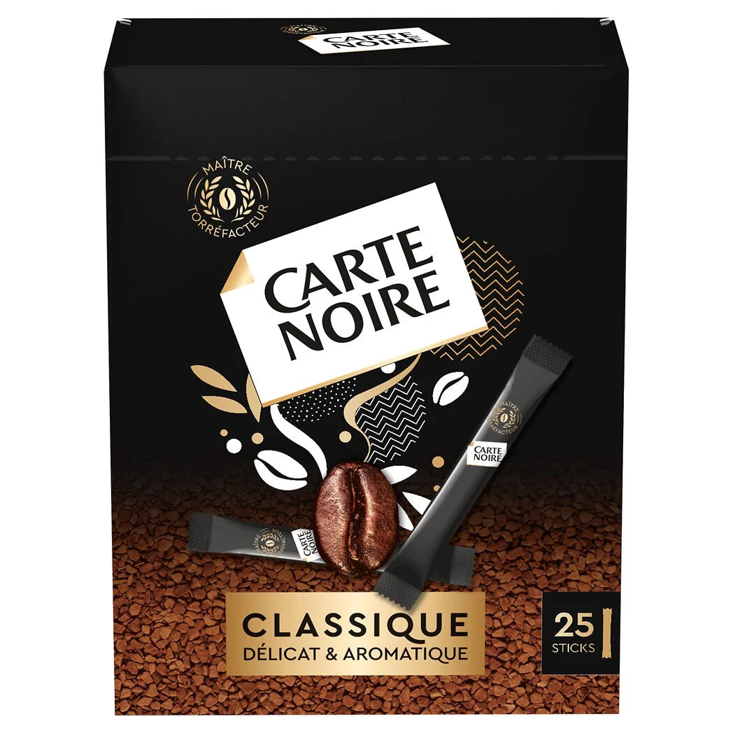 CARTE NOIRE Café soluble Classique 25 sticks