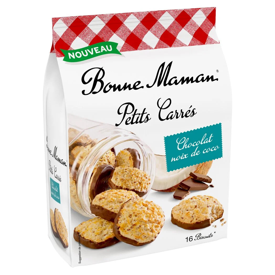 BONNE MAMAN Small Chocolate Coconut Squares 200 g