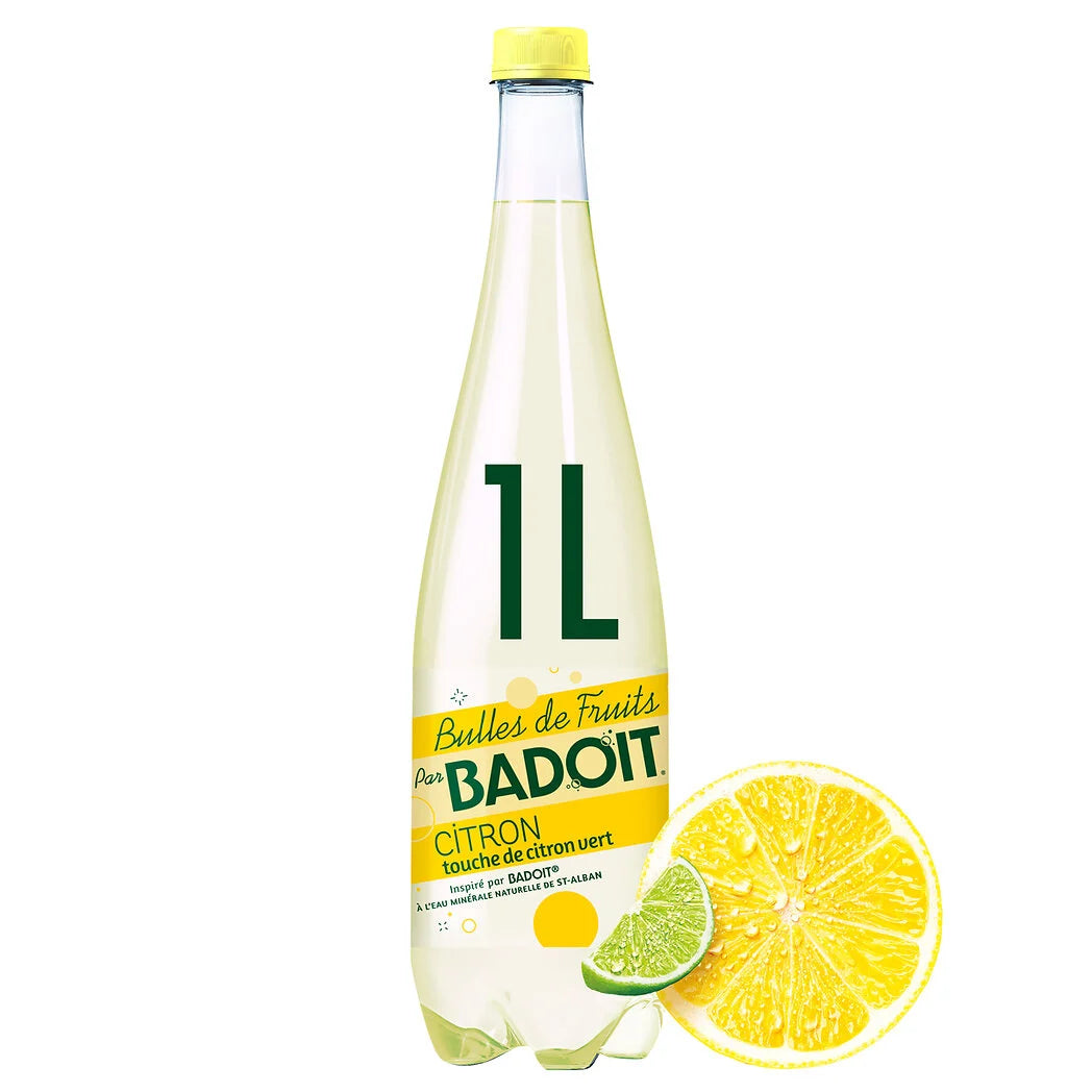 BADOIT Sprudelwasser Früchte-Zitronen-Geschmack 1L