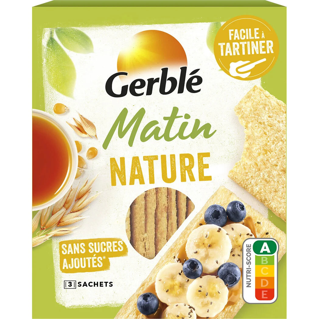 GERBLE Matin - Tartines nature petit déjeuner 125g