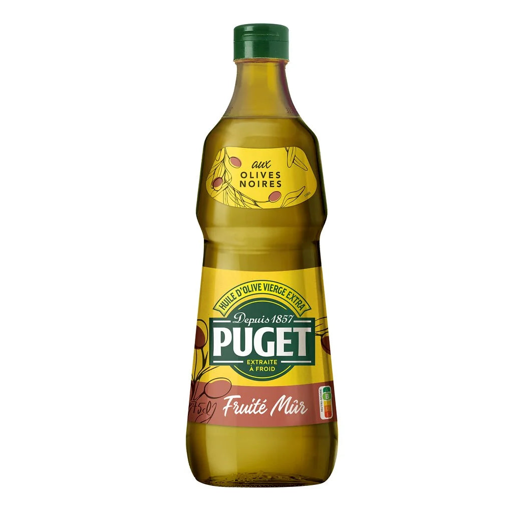 PUGET Natives Olivenöl Extra mit schwarzen Oliven 75CL