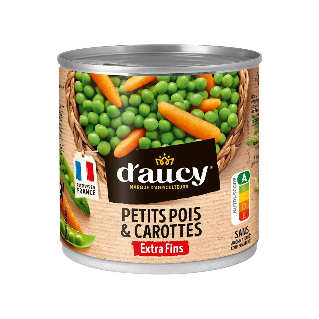 D'AUCY Feine Erbsen und Karotten 265 g