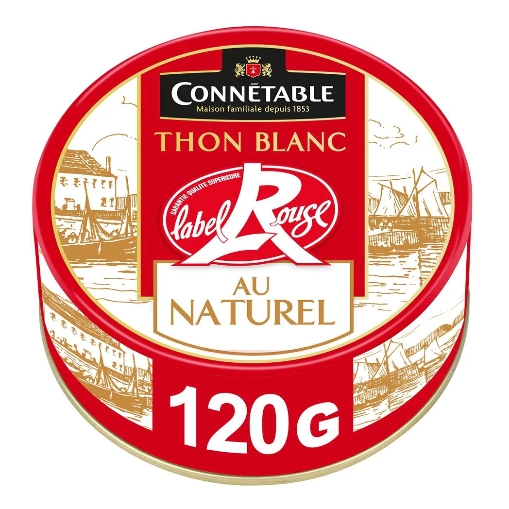 CONNETABLE Thon blanc au naturel Label Rouge 120g