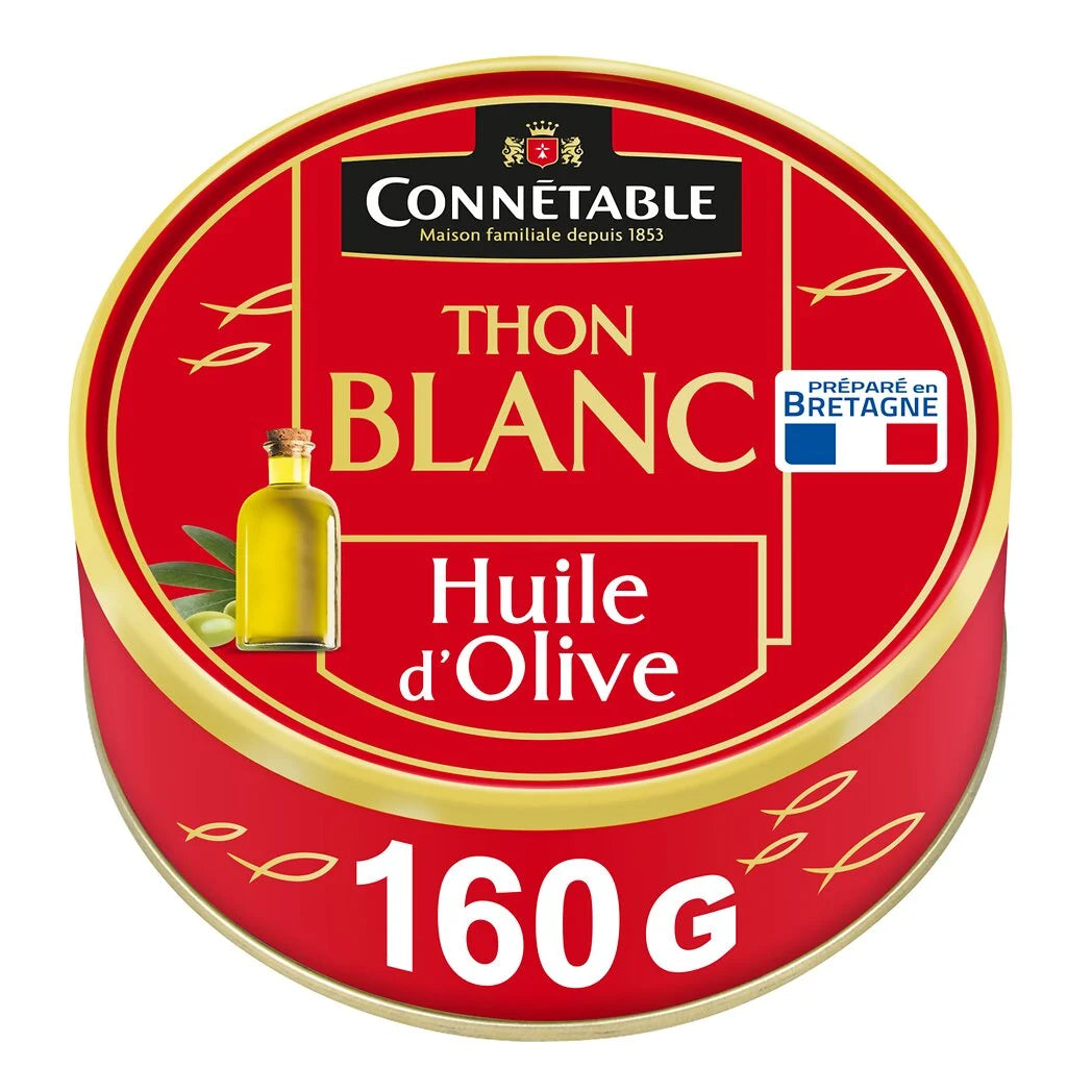 CONNETABLE Thon blanc à l'huile d'olive vierge extra 104g