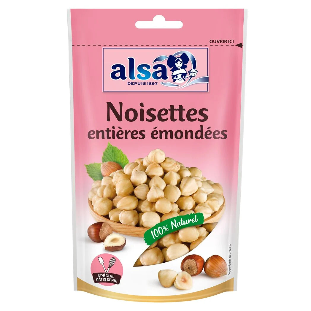 ALSA Ganze geschälte Haselnüsse 100g