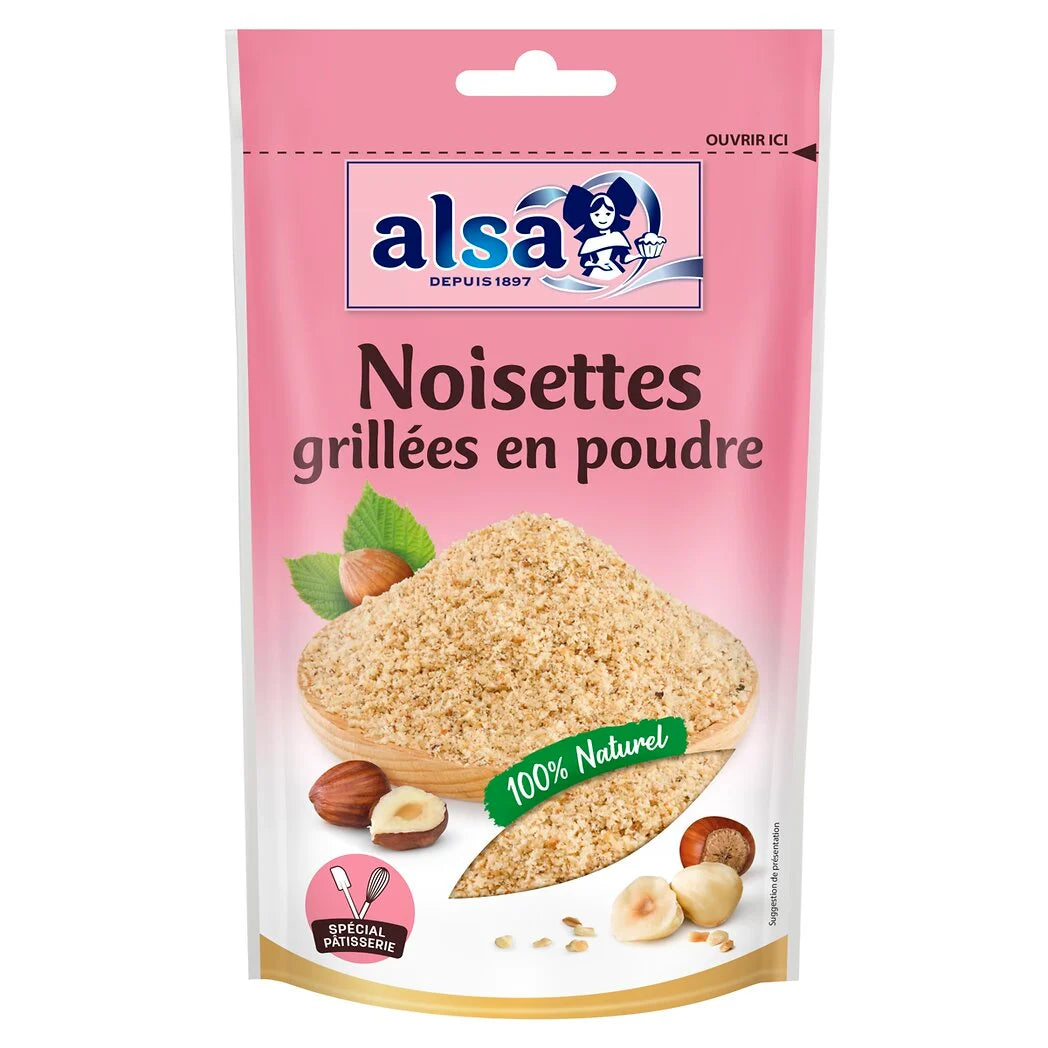 ALSA Geröstete Haselnüsse gemahlen 100g