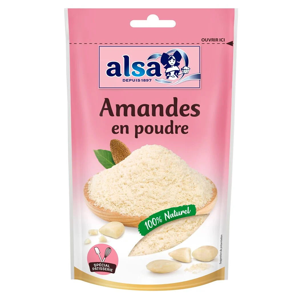 ALSA gemahlene Mandeln 125g