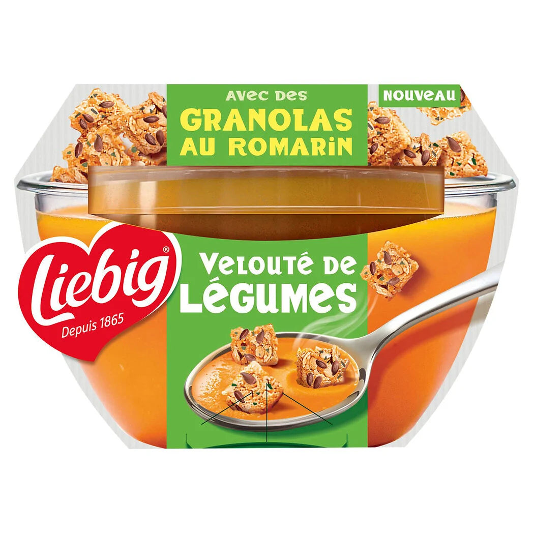 LIEBIG Velouté de légumes et granolas au romarin 320g