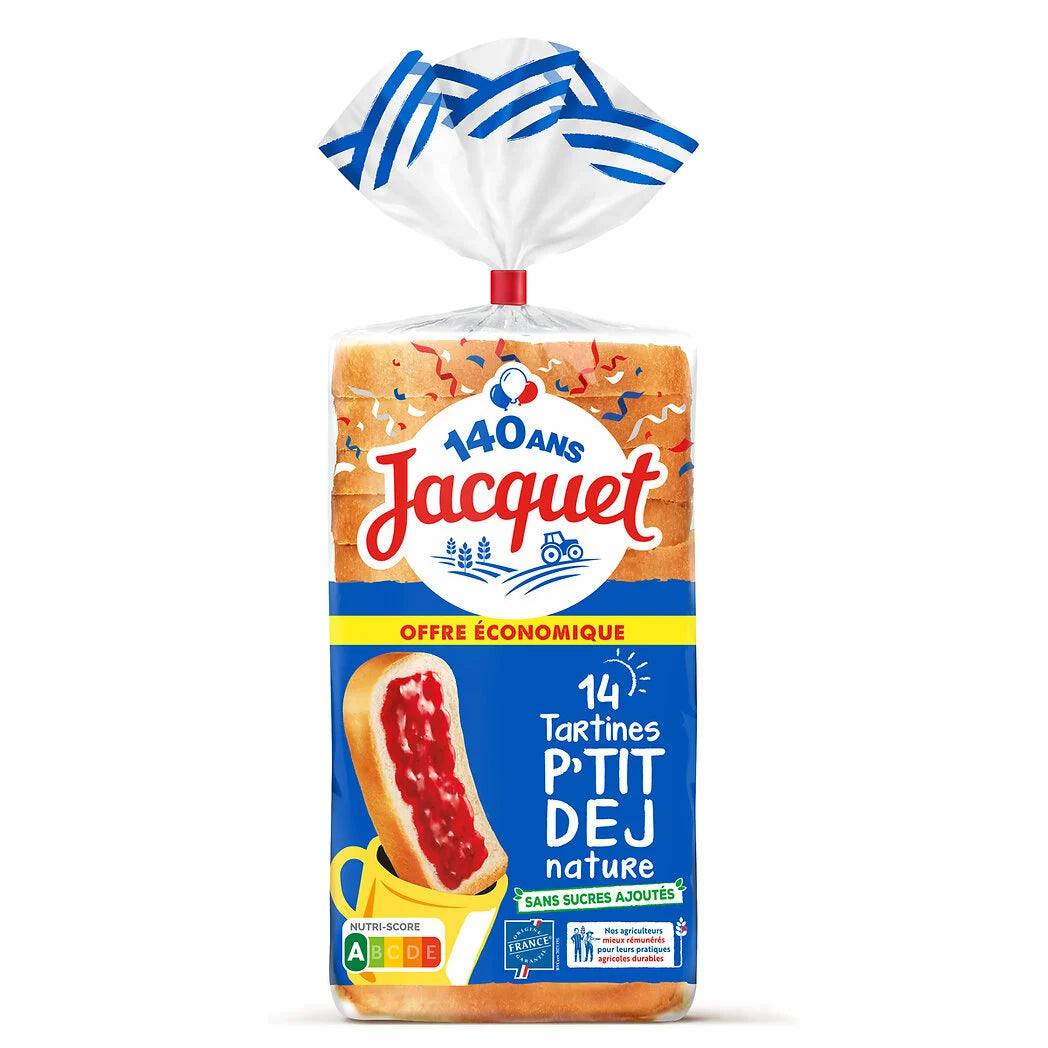 JACQUET Tartine P'tit Déj nature x14 - 410g
