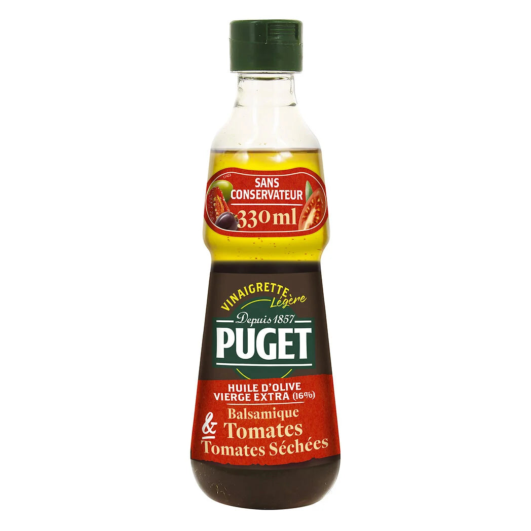 PUGET Légère – Balsamico-Vinaigrette mit getrockneten Tomaten 33CL
