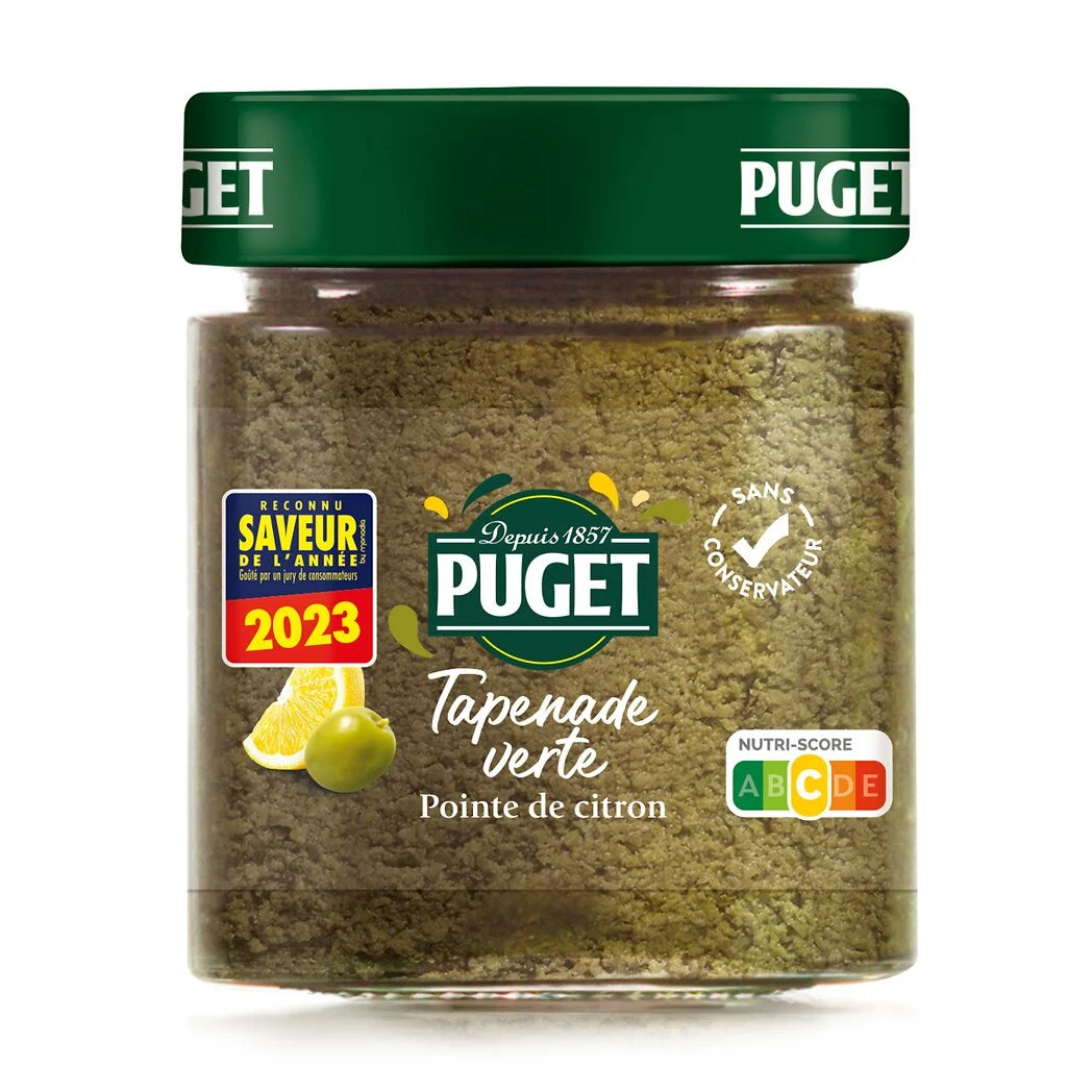 PUGET Grüne Tapenade mit Zitronenspitze 120g