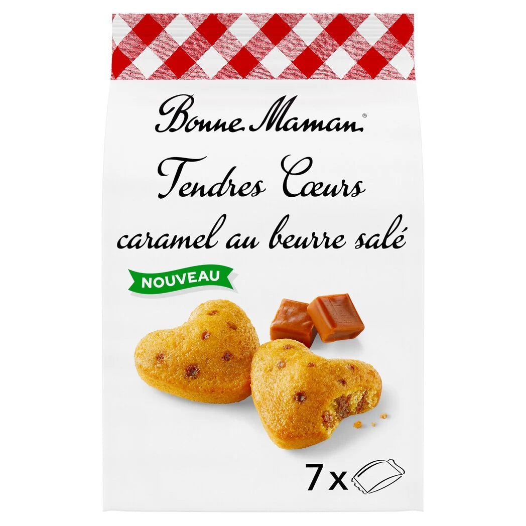 Bonne Maman Weiche Kuchen mit gesalzenem Karamellkern 210g