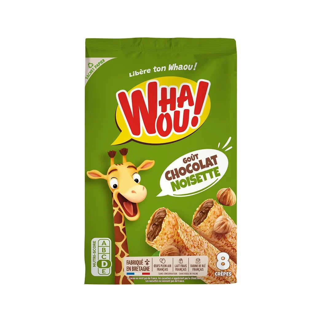 WHAOU! Crêpes goût choco-noisette x8*
