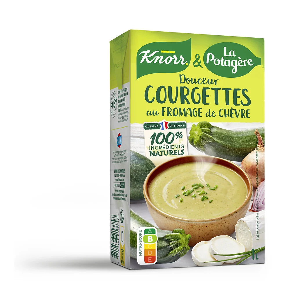 KNORR Milde Zucchini-Ziegenkäse-Suppe 1l