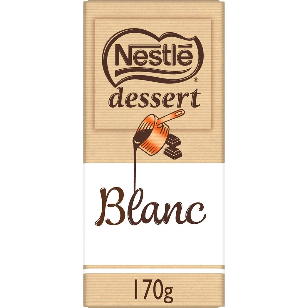 NESTLÉ Tablette de chocolat blanc 170g