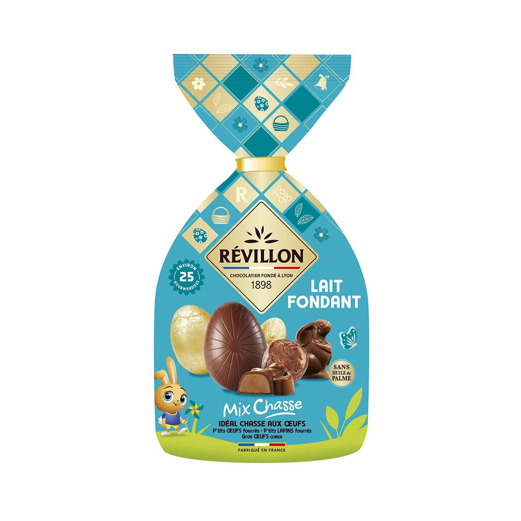 RÉVILLON Assortiment de bonbons de chocolat au lait fondant 280g