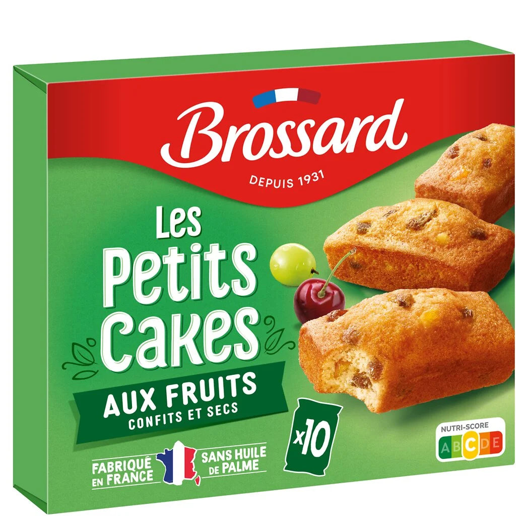 BROSSARD Mini cakes aux fruits x10 300g